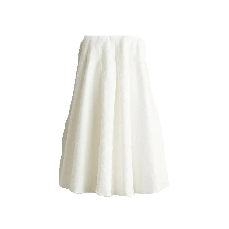 Variant image for Elegante Vrouwen | Hoge Taille Geplooide Lange Rok Set Met T-Shirt-6