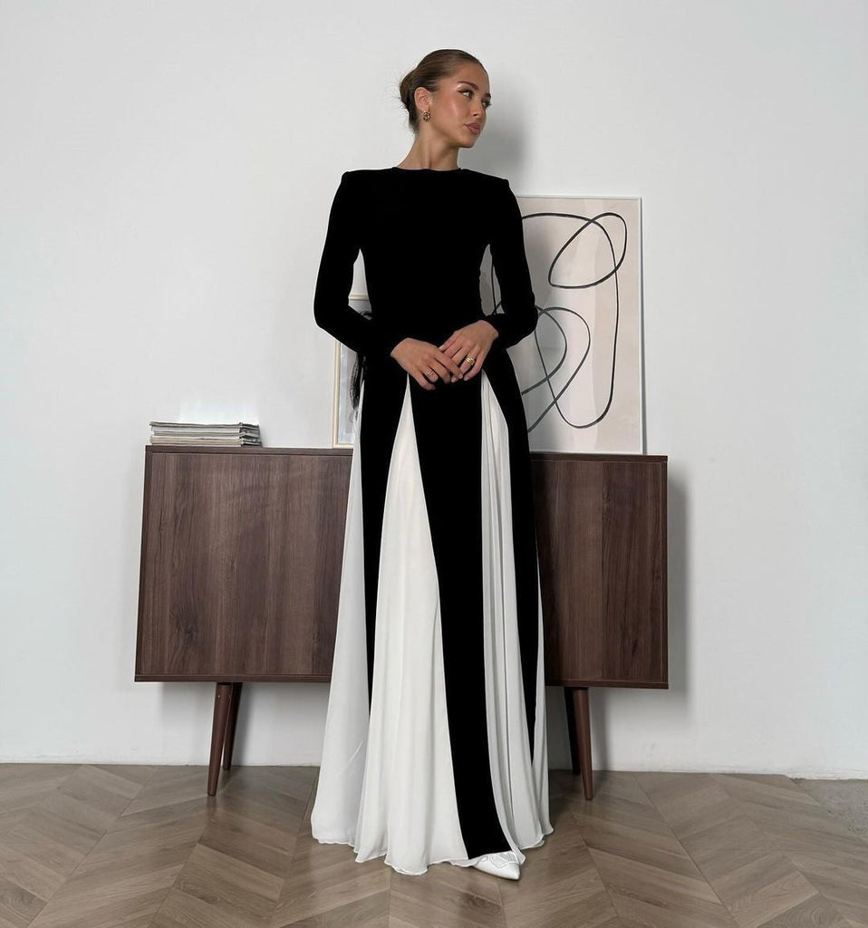 Alessa Jurk Dames – Asymmetrische Halslijn met Dramatische Cape 5