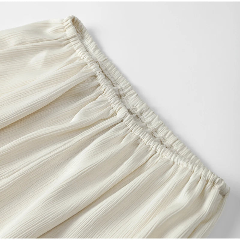 Fina Two Piece Set Dames | Luxe Satijnen Outfit, Elegante Top en Broek 10