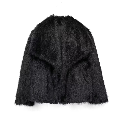 Vivere Damesjas Winter - Luxe Faux Fur, Elegante Pasvorm 12