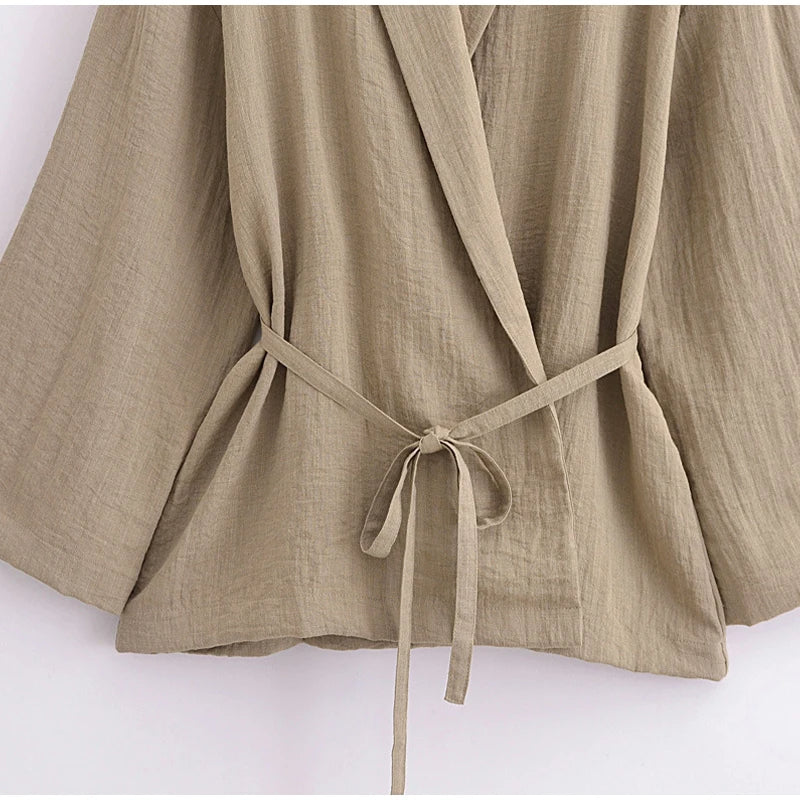 Fina Two Piece Set Dames | Luxe Satijnen Outfit, Elegante Top en Broek 14