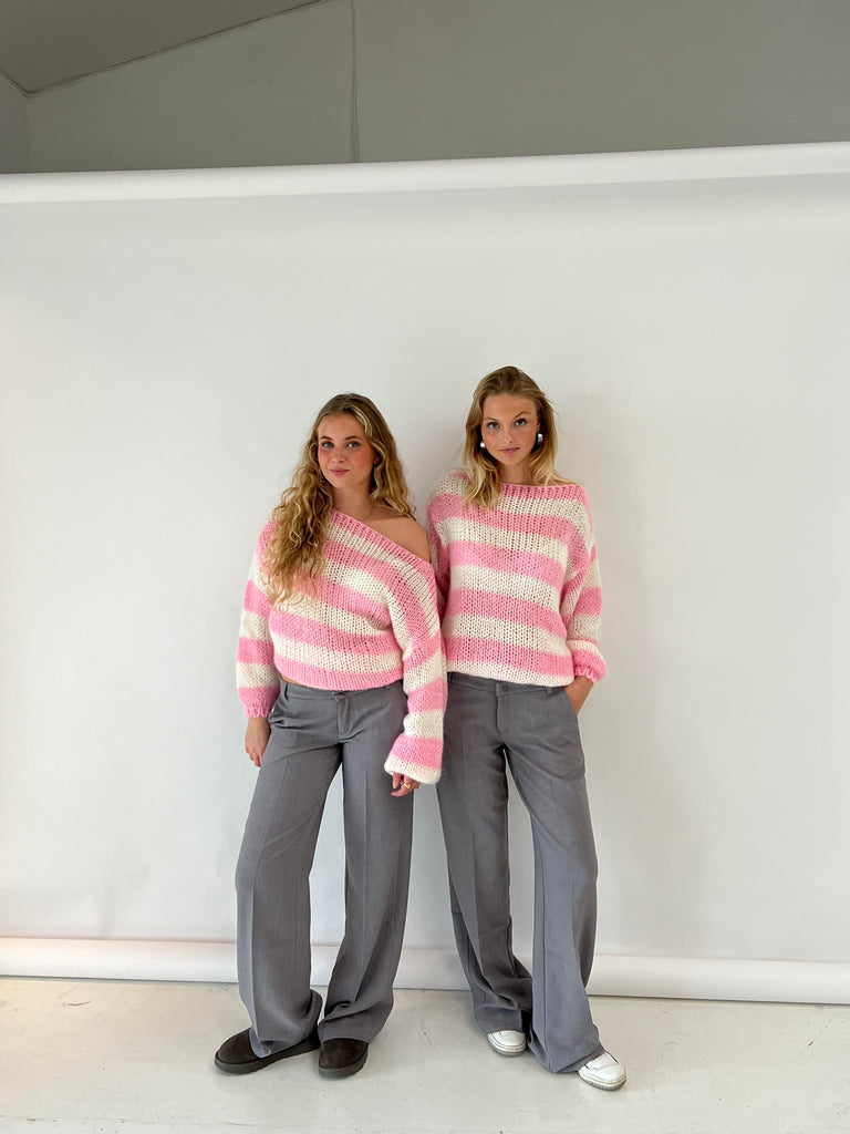 Ira Striped Knitwear - Casual Fit, Cozy Long Sleeves 12