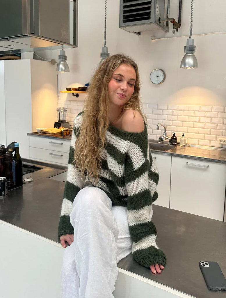 Ira Striped Knitwear - Casual Fit, Cozy Long Sleeves 18