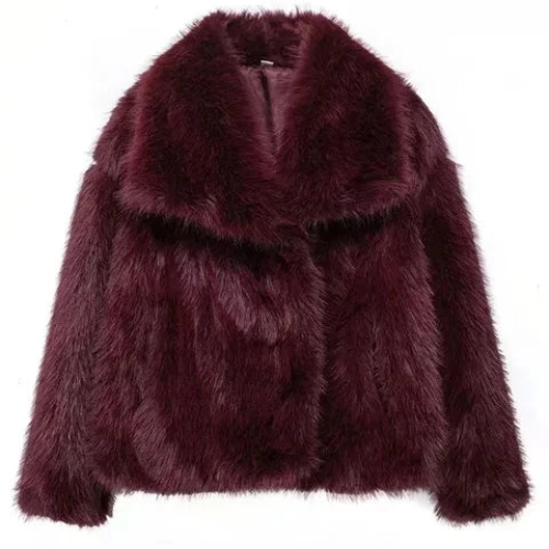 Vivere Damesjas Winter - Luxe Faux Fur, Elegante Pasvorm 11
