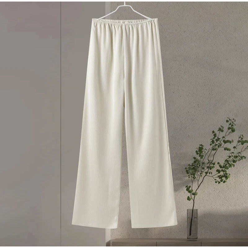 Fina Two Piece Set Dames | Luxe Satijnen Outfit, Elegante Top en Broek 9