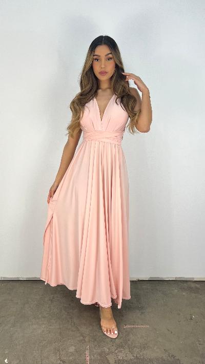 Catlyn Galajurk Zwart voor Vrouwen - Elegante Polyester Mix, Lang en Flatterend 3