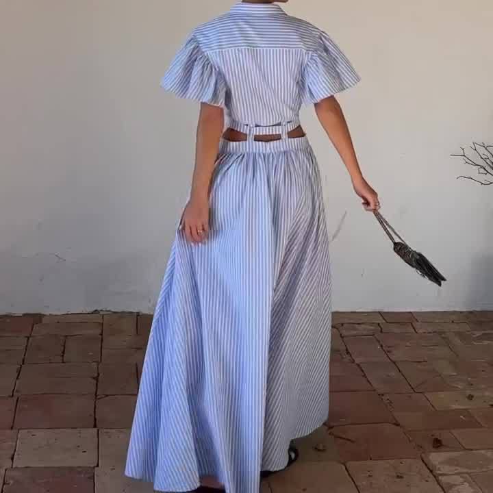 Alejandra Dames Jurk - Elegante Zomerjurk, Tijdloos Ontwerp voor Bruiloften 4