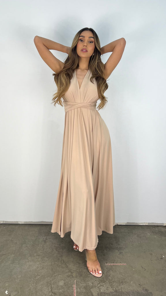Catlyn Galajurk Zwart voor Vrouwen - Elegante Polyester Mix, Lang en Flatterend 8