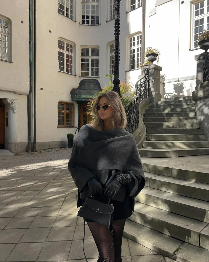 Mace Damesjas Winter | Geïntegreerd Sjaalontwerp, Elegante Look 6