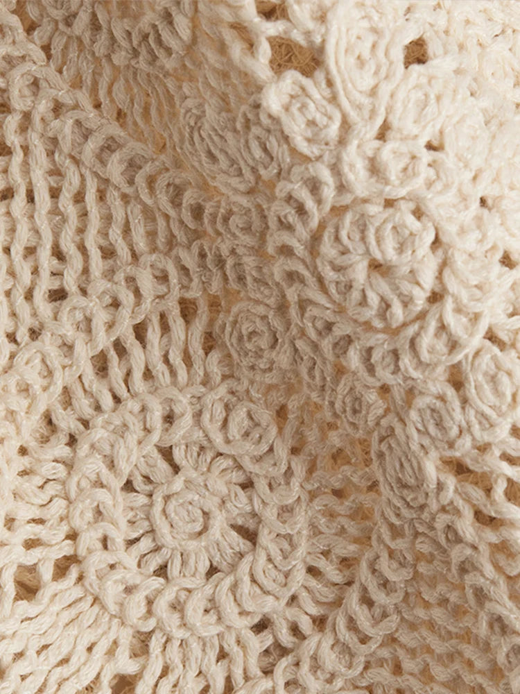 Comfy Set Dames - 2 Delige Set met Crochetsweater en Shorts, Casual Comfort 5