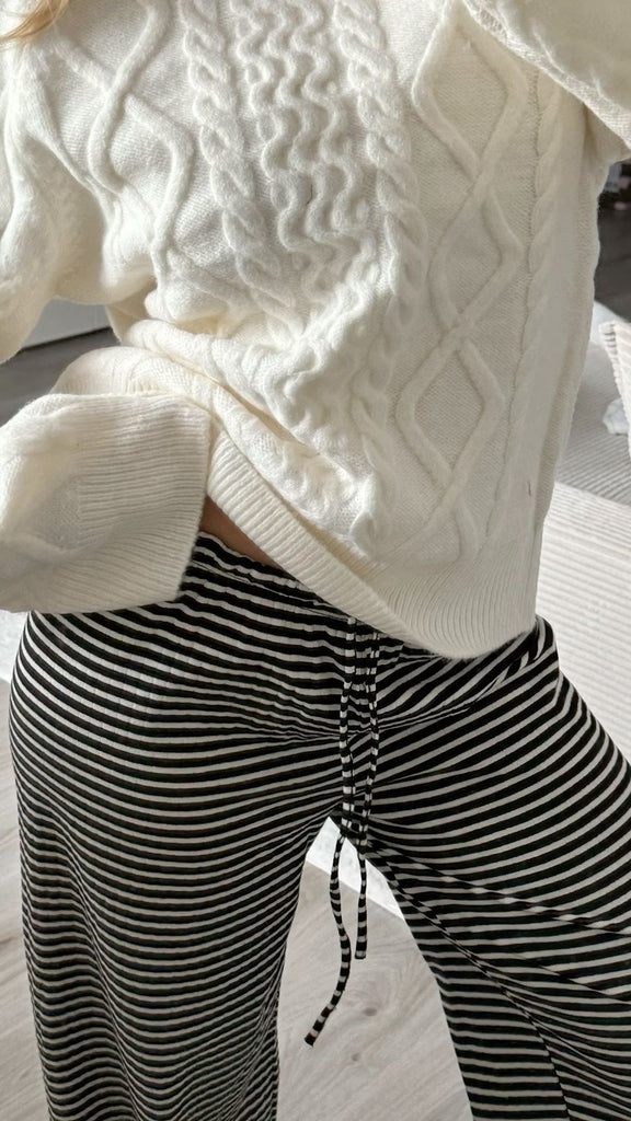 Sienna Dames Pantalon | Chic Gestreept Ontwerp, Comfortabele Pasvorm 9