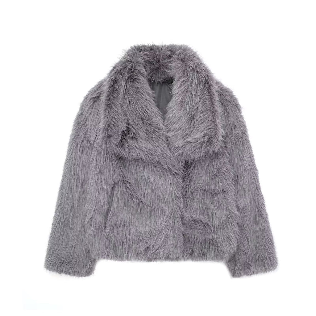 Mabel Dames Jas Winter | Zacht Faux Bont, Elegante Lange Jas 18