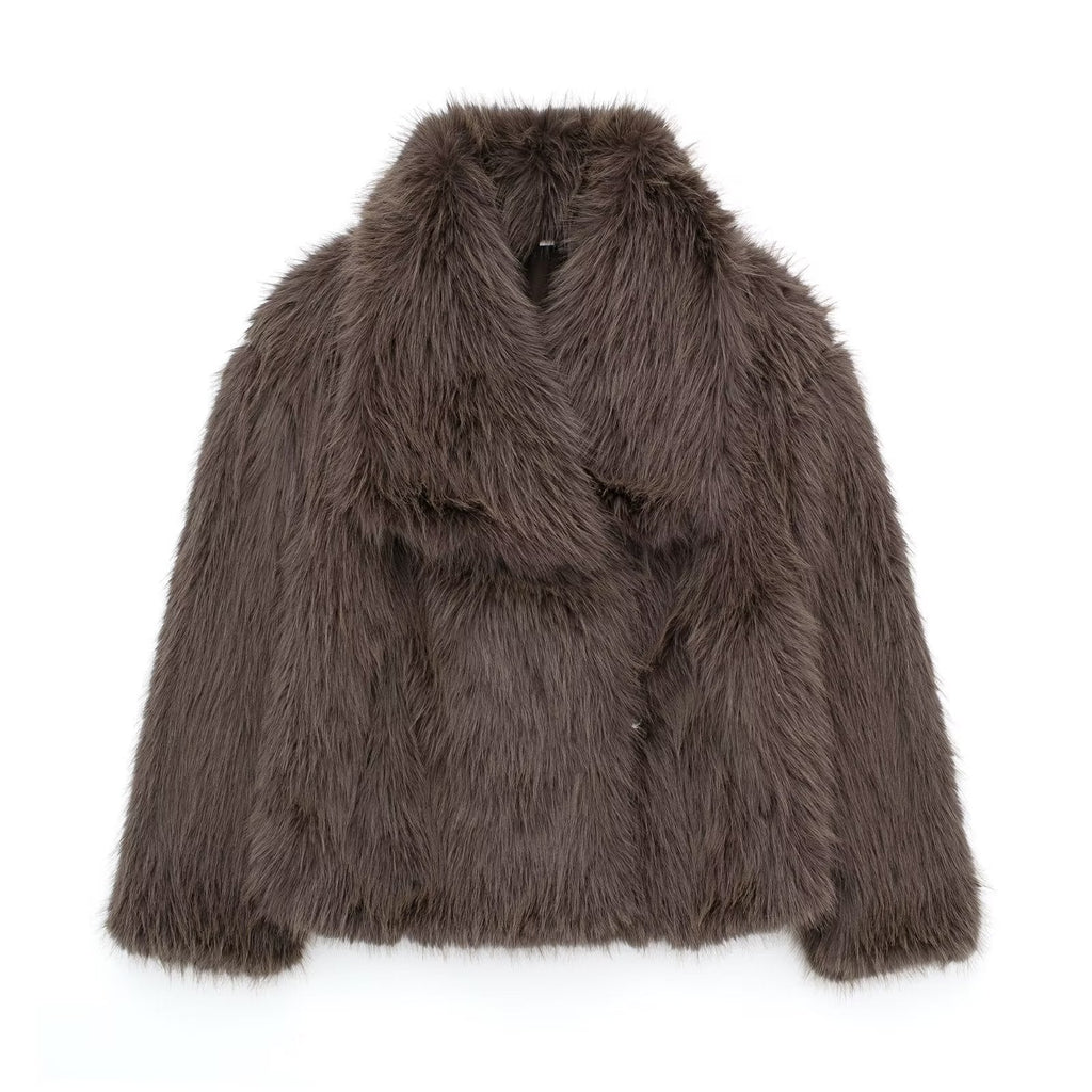 Mabel Dames Jas Winter | Zacht Faux Bont, Elegante Lange Jas 19