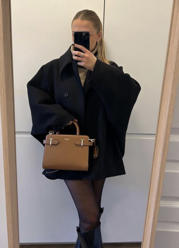 Lovie Lange Dames Jas | 100% Wol, Oversized Winterstijl 13