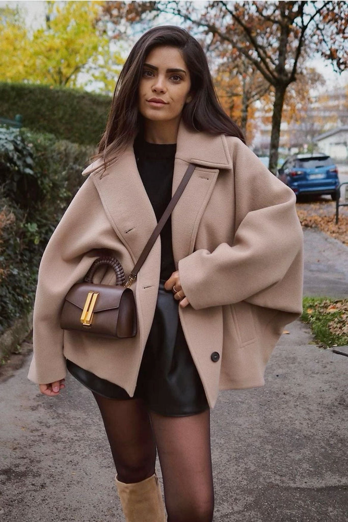Lovie Lange Dames Jas | 100% Wol, Oversized Winterstijl 6
