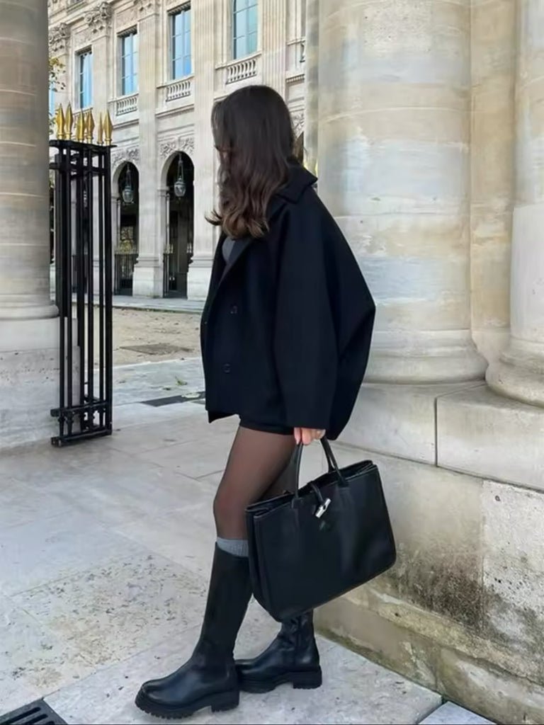 Lovie Lange Dames Jas | 100% Wol, Oversized Winterstijl 10