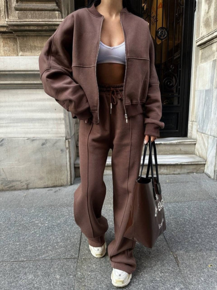 Women's Tracksuit Set - Comfy Cotton for Casual Style & Everyday Wear-1