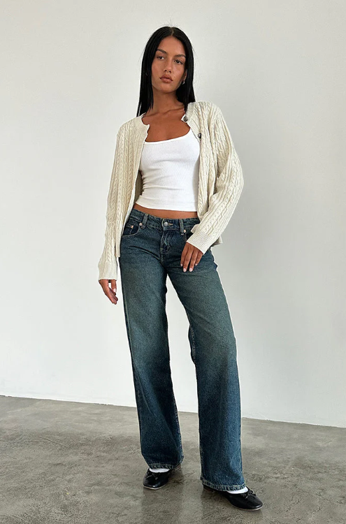 Women's Low Rise Jeans Blue Size 28 Denim-4