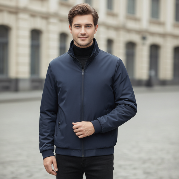 Casual bomberjack met ritssluiting voor heren