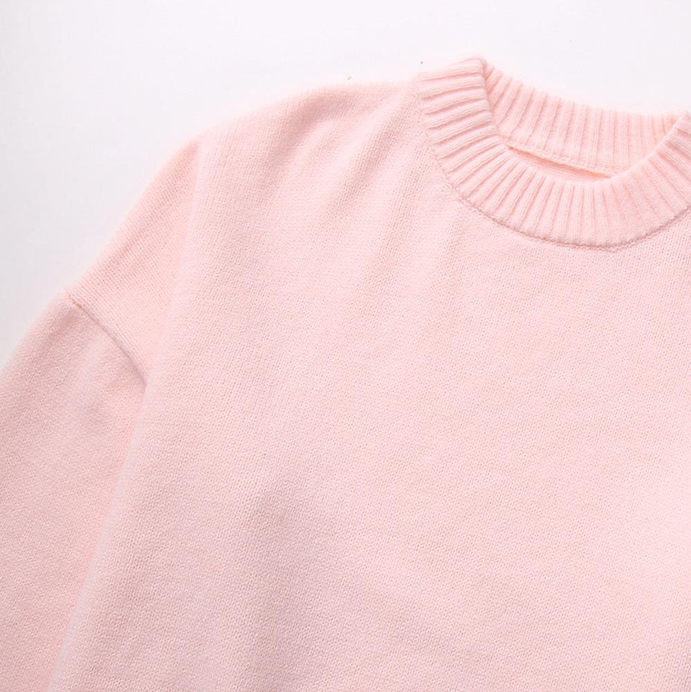 Joan Dames Sweater - Oversized Roze Katoenmix, Casual Chic 12