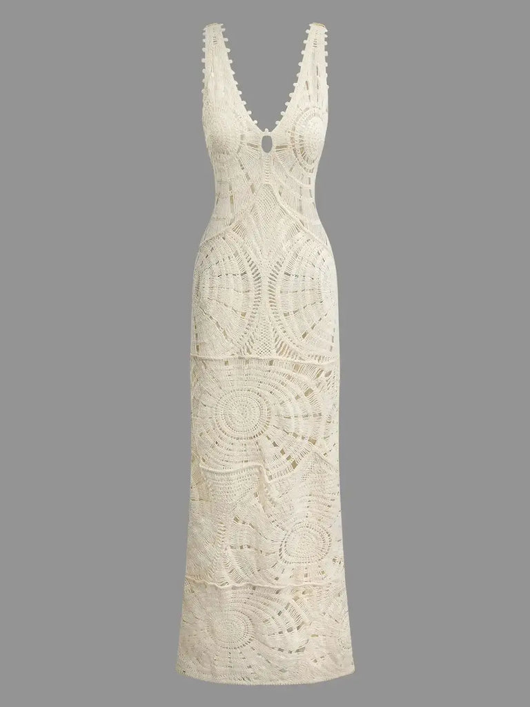 Mavi Vrouwen Maxi Jurk | V-Hals, Zachte Brei Stof 7