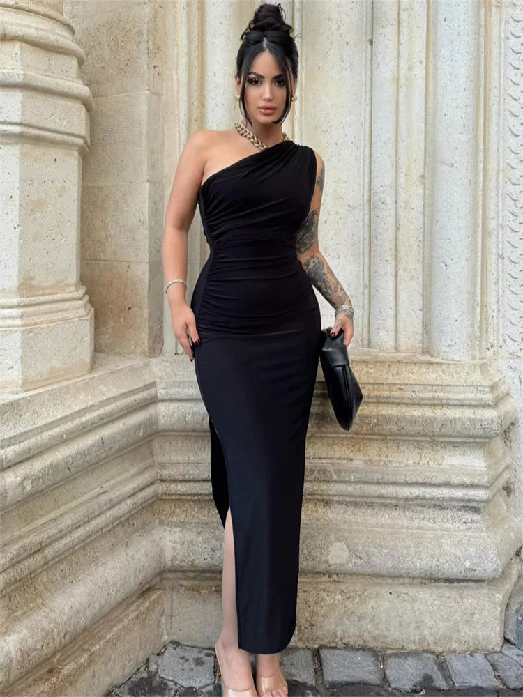 Glynna Dames Jurk | Asymmetrisch Bodycon Ontwerp, Elegant voor Gala of Cocktail 7