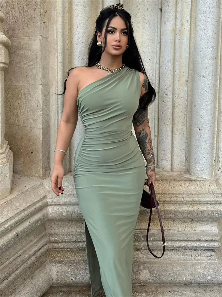 Glynna Dames Jurk | Asymmetrisch Bodycon Ontwerp, Elegant voor Gala of Cocktail 1