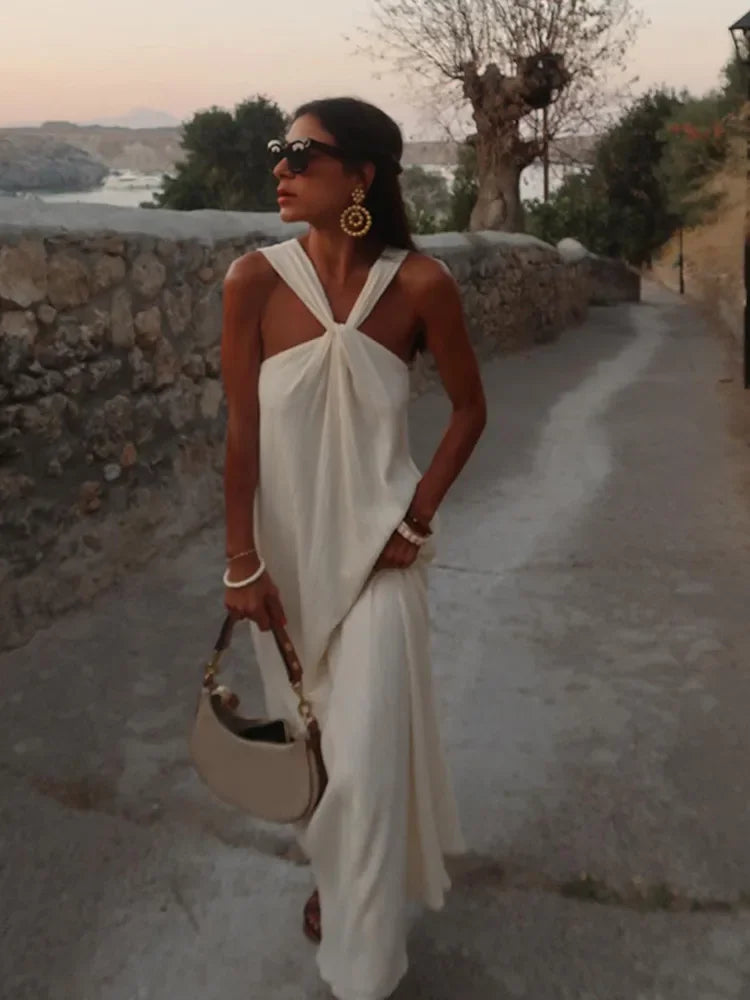 Bella Women's Maxi Dress | Lightweight, Elegant Backless Design 4