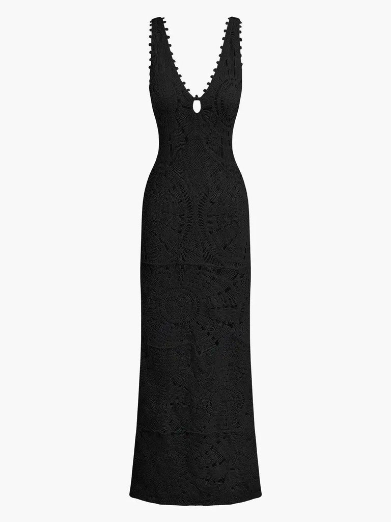 Mavi Vrouwen Maxi Jurk | V-Hals, Zachte Brei Stof 8