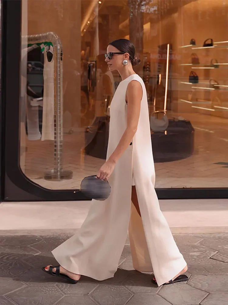 Tessa Dames Maxi Jurk | Tijdloos Mouwloos Ontwerp, Lichtgewicht Zomerjurkje 1