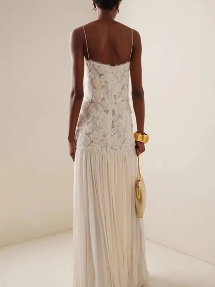 Jasmine Women's Maxi Dress | Vintage Bloemenprint, Elegante Silhouet 6