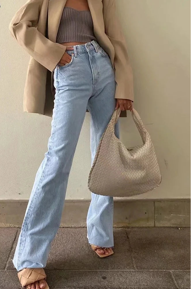 Timo Women's Straight Leg Jeans | Premium Denim, Tijdloos Design 2