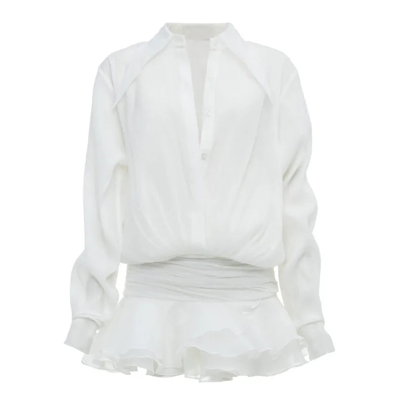 Phaedra Dames Mini Jurk | Lichtgewicht Chiffon, Doorzichtig Ontwerp voor Casual en Speciale Gelegenheden 6
