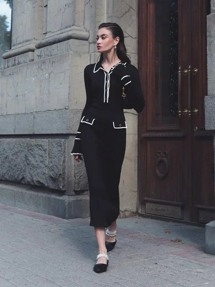 Galia Dames Ruffled Jurk | Zachte Gebreide Stof, Elegant en Veelzijdig 26