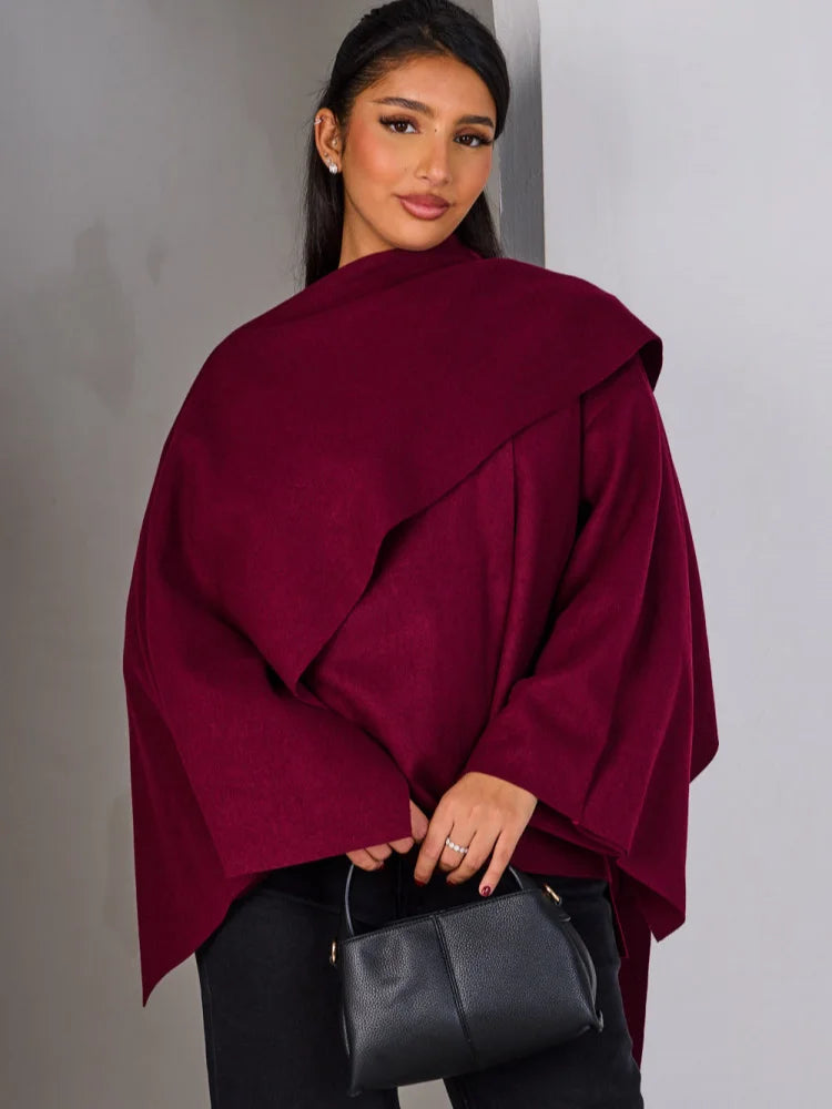 Riva Damesjas | Lange Dames Jas Winter met Flapzakken, Stijlvol en Comfortabel 5