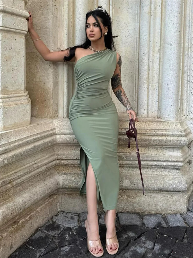 Glynna Dames Jurk | Asymmetrisch Bodycon Ontwerp, Elegant voor Gala of Cocktail 5