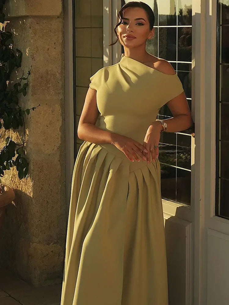 Mira Dames Ruffle Jurk | Backless Design, Feestelijke Kleding Dames 2