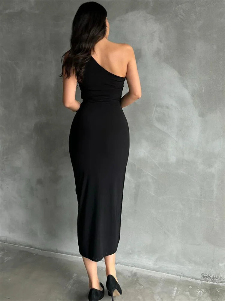 Glynna Dames Jurk | Asymmetrisch Bodycon Ontwerp, Elegant voor Gala of Cocktail 9
