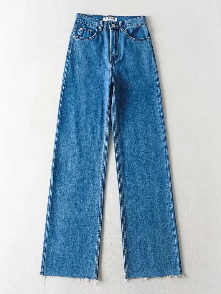 Timo Women's Straight Leg Jeans | Premium Denim, Tijdloos Design 8