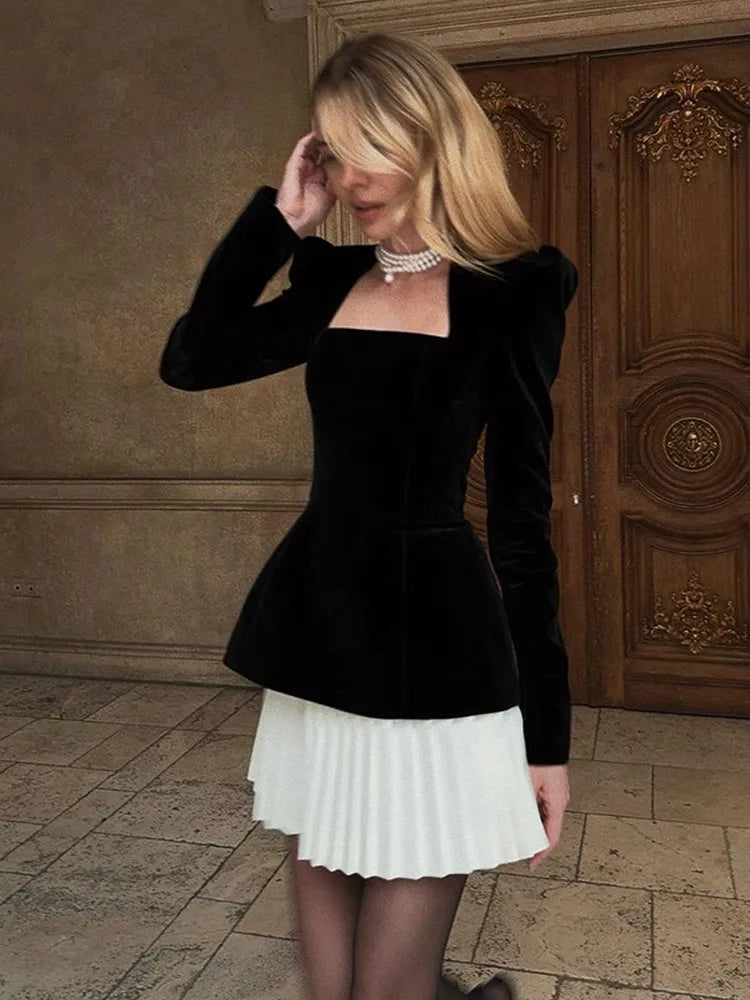 Nabila Dames Midi Jurk | Contrasterende Plissé Zoom, Elegante Pasvorm 2