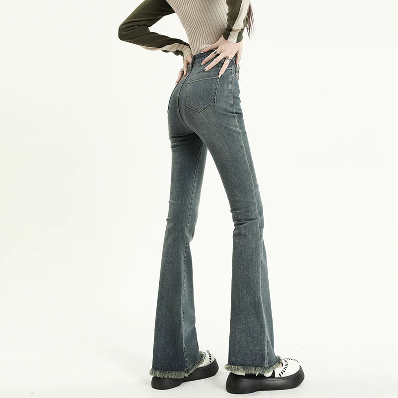 Sienna Dames Flared Jeans | Hoog Taille, Retro Stijl 3