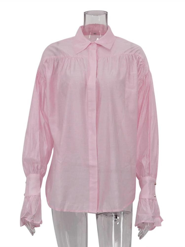 Hilda Women's Blouse | Lange Mouwen, Klassiek, Beschikbaar in Wit en Zwart 9