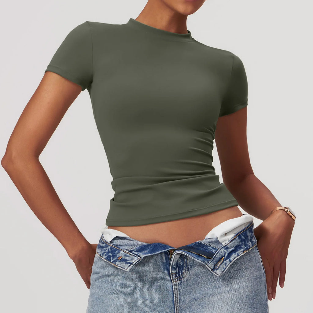 Sportiva Dames Sport T-Shirt – Ademend, Korte Mouwen 5
