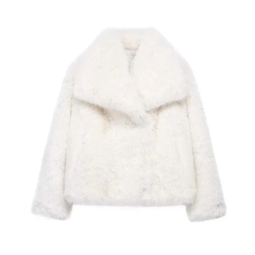 Vivere Damesjas Winter - Luxe Faux Fur, Elegante Pasvorm 6