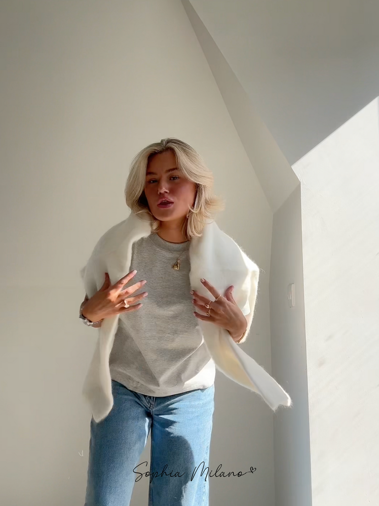 Sophia Dames Trui – Luxe Mohair Crewneck, Comfortabele Pasvorm 4