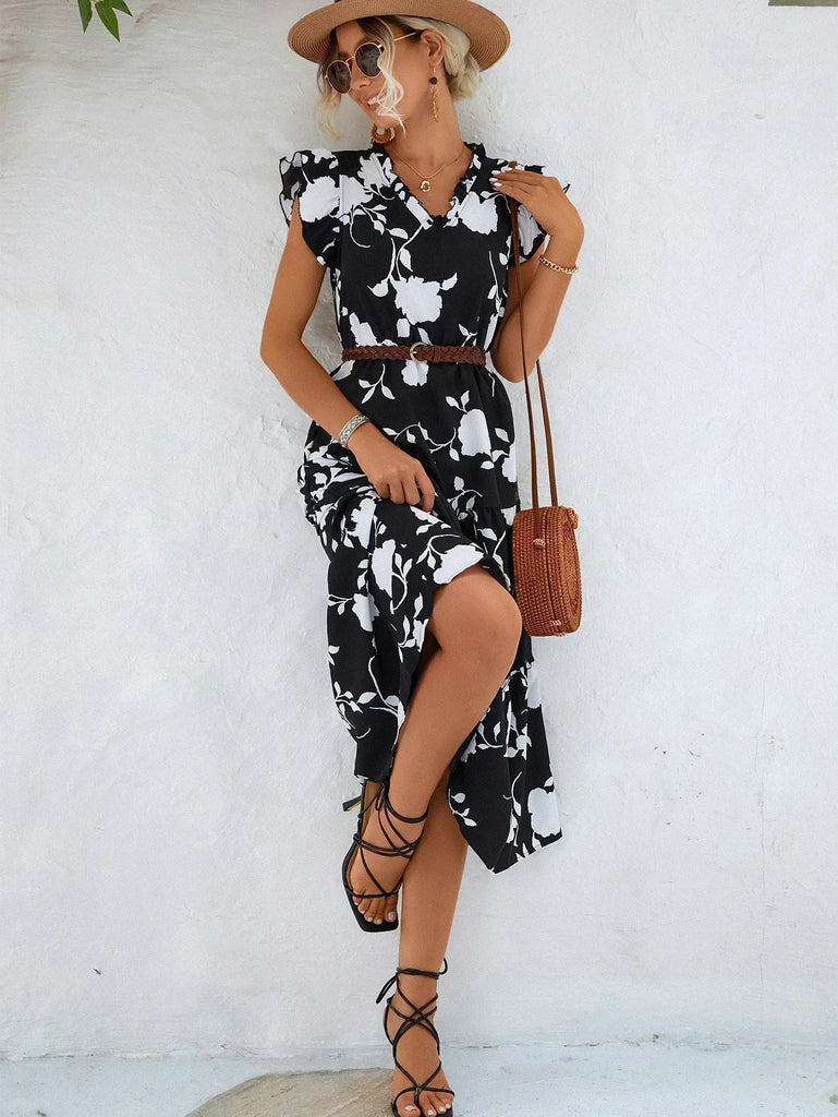 Eliza Midi Jurk Dames 6