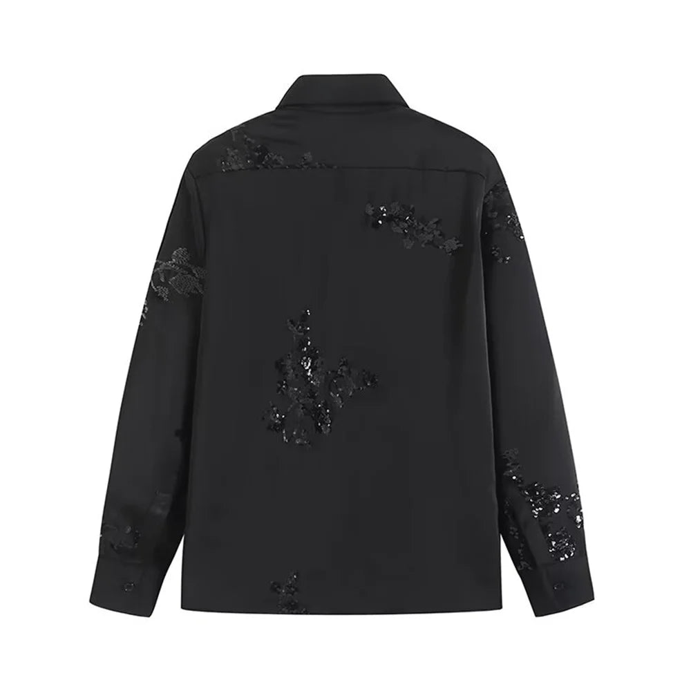 Zarb Dames Shirt en Broek Set – Geëmbroide Stijl, Slank Modern Design 2