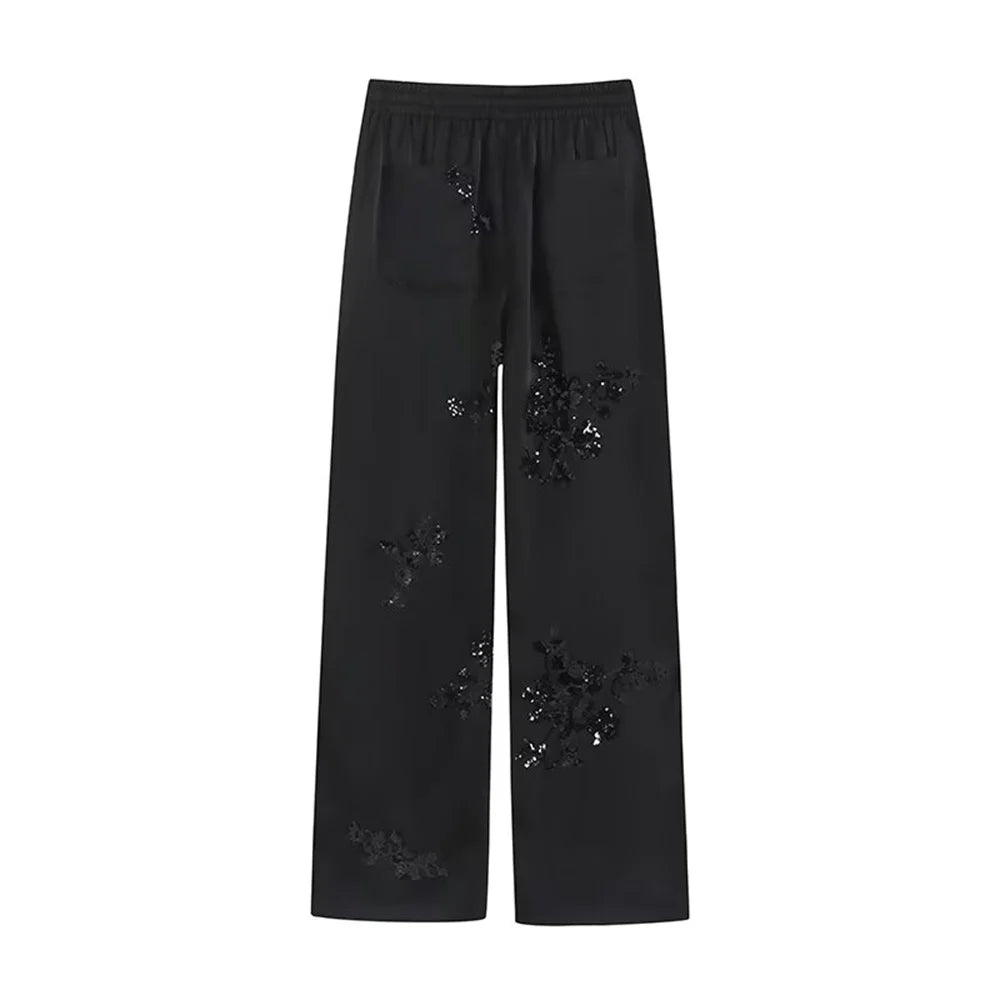 Zarb Dames Shirt en Broek Set – Geëmbroide Stijl, Slank Modern Design 4