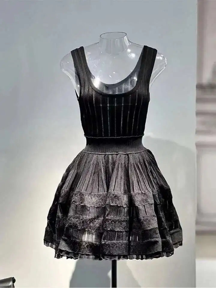 Zomerjurk Dames - Elegante Franse Stijl, Mouwloos, Ademend Materiaal 2