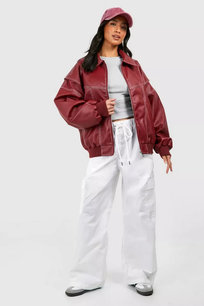Oversized Leren Jas Dames 7